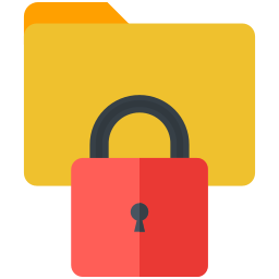 Visual data protection icon