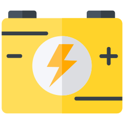 Connected power network icon