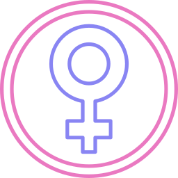 símbolo femenino icono
