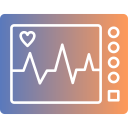 ecg-apparaat icoon