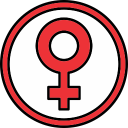 symbole féminin Icône