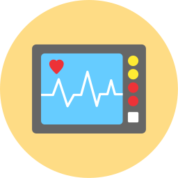 máquina de ecg icono