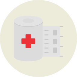 Bandage roll icon