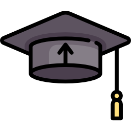 Graduation hat icon