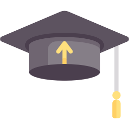 Graduation hat icon