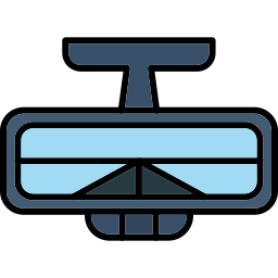 espejo retrovisor icono