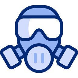 máscara respiratoria icono