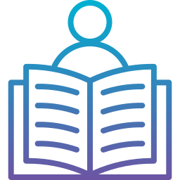 Reading book icon