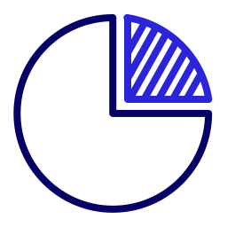 diagramme circulaire Icône