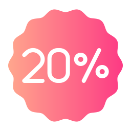 20 procent icoon