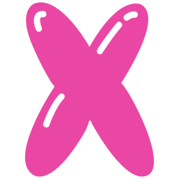 Letter x icon