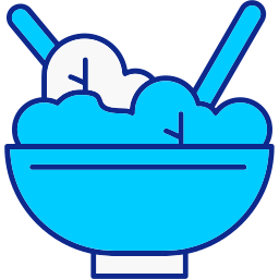 Salad bowl icon