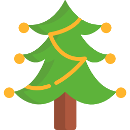 árbol de navidad icono