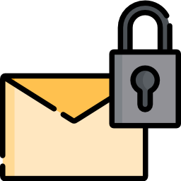 courrier sécurisé Icône
