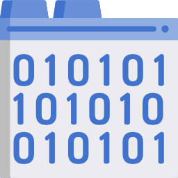 Binary code icon