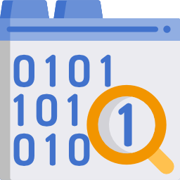 Binary code icon