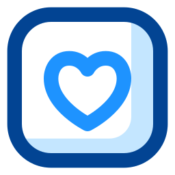 Card heart icon