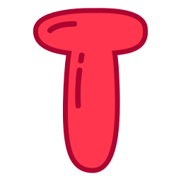 Letter t icon