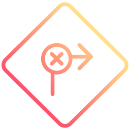 No turn right icon