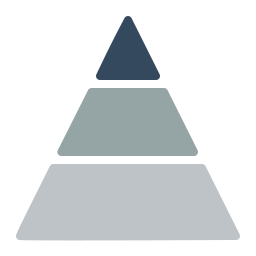 wykres piramidy ikona