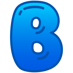 文字b icon