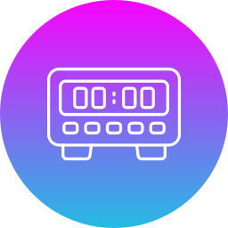 Digital clock icon