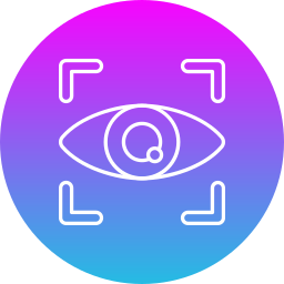 Eye scanner icon