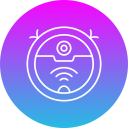 Robot vacuum icon