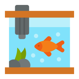 Аквариум для рыбы иконка