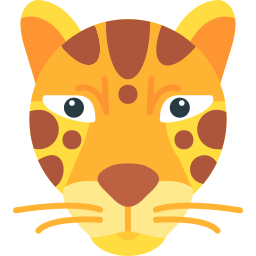 leopardo icona