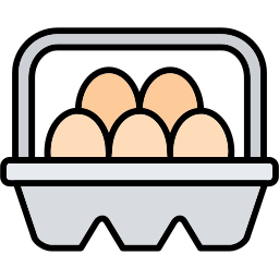 caixa de ovos Ícone