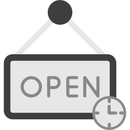 Opening hours icon