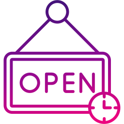 Opening hours icon
