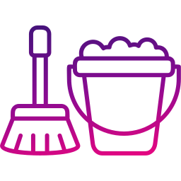 Cleaning tools icon