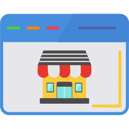 Online shop icon