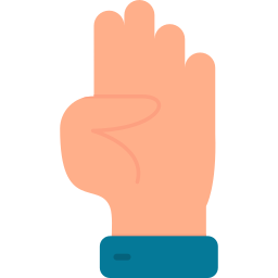 Four fingers icon