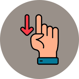 One finger icon