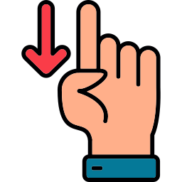 een vinger icoon