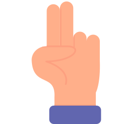 2本の指 icon