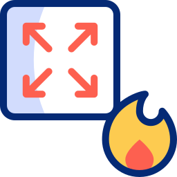 Thermal expansion icon