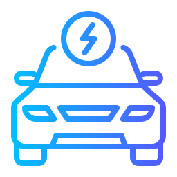 Electric car icon