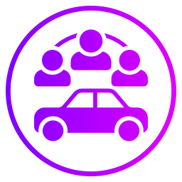 Car sharing icon