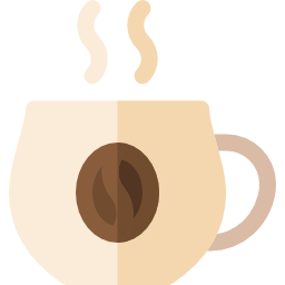 café caliente icono