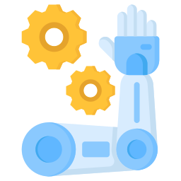 Mechanical arm icon