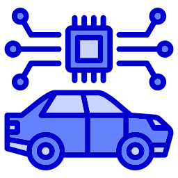auto inteligente icono