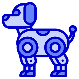 Роботизированная собака иконка