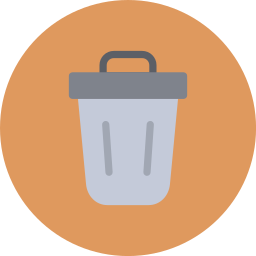 Trash bin icon