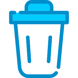 Trash bin icon