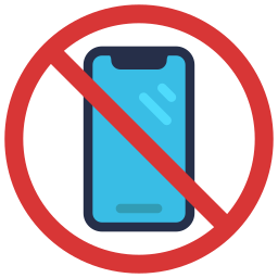 No smartphones icon