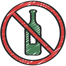 No alcohol icon